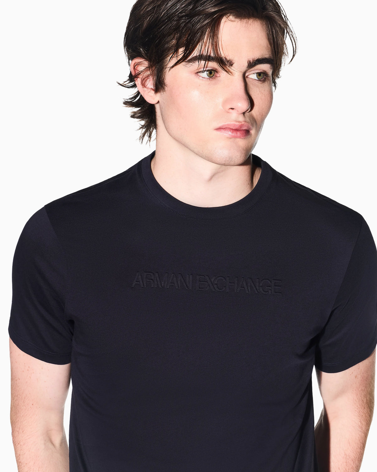 Slim-Fit T-shirt in Cotton Jersey with tonal embossed logo