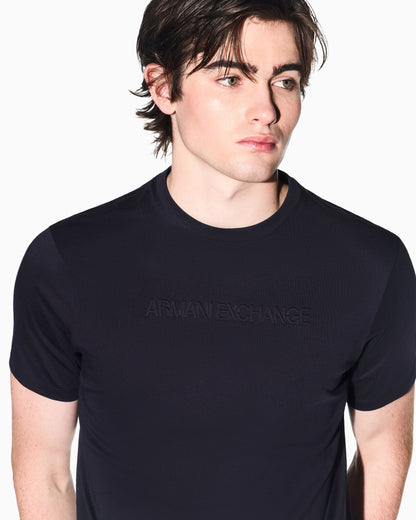 Slim-Fit T-shirt in Cotton Jersey with tonal embossed logo