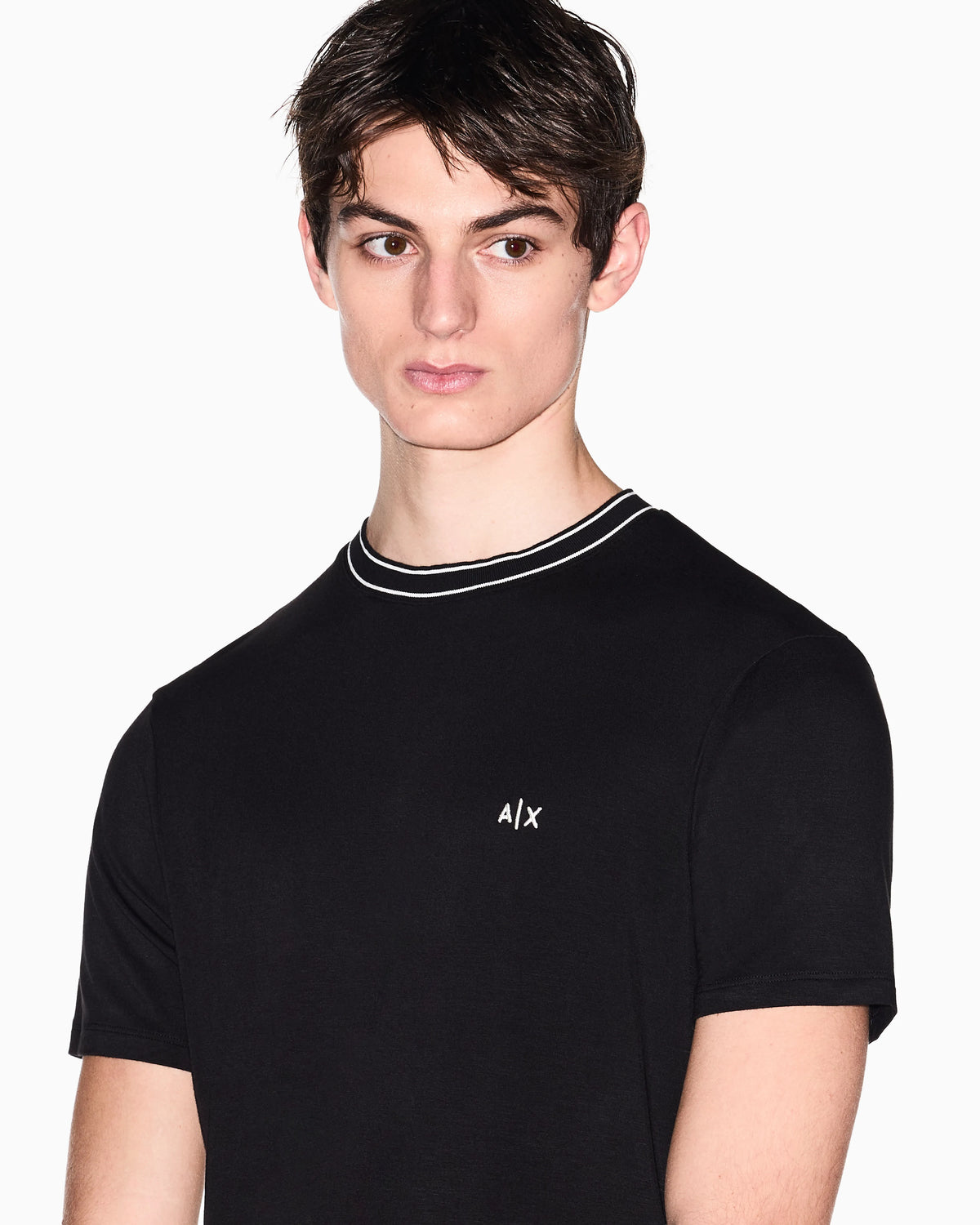 Slim fit T-shirt in technical fabric