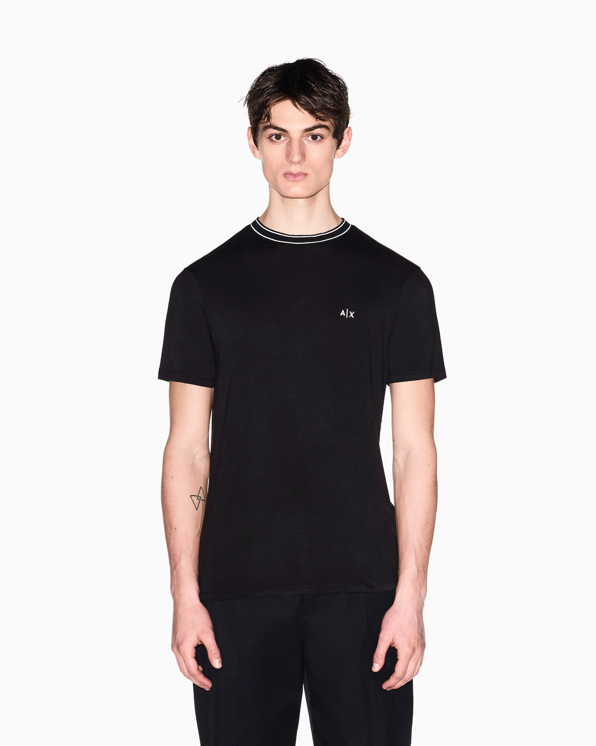 Slim fit T-shirt in technical fabric