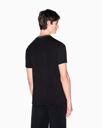 Slim fit T-shirt in technical fabric