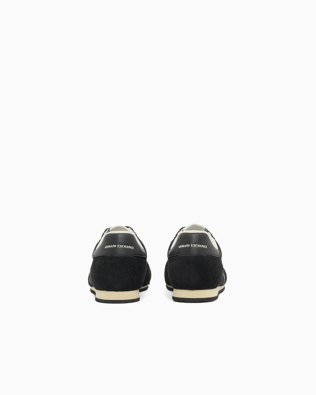 Lace-up sneakers in suede and mesh with a rubber sole
