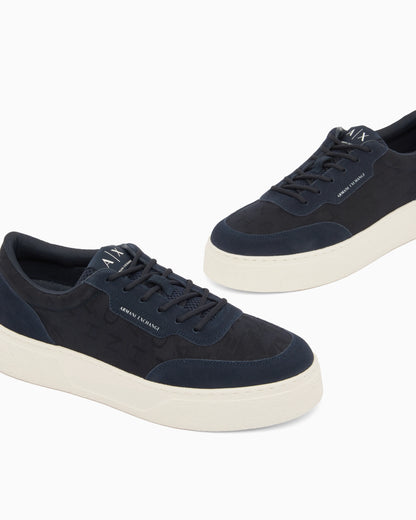 Technical fabric sneakers