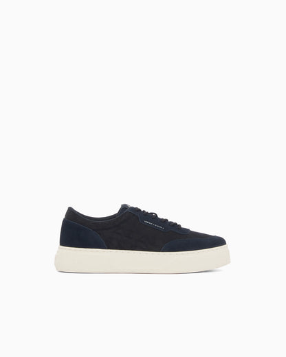 Technical fabric sneakers