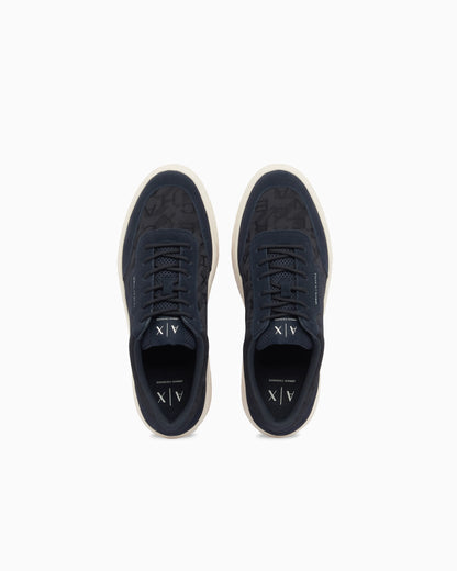 Technical fabric sneakers