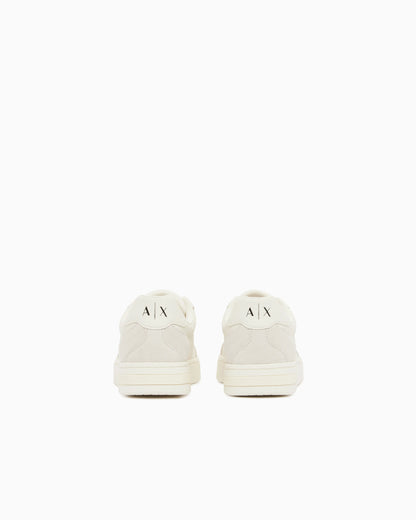 Urban leather sneakers with suede inserts