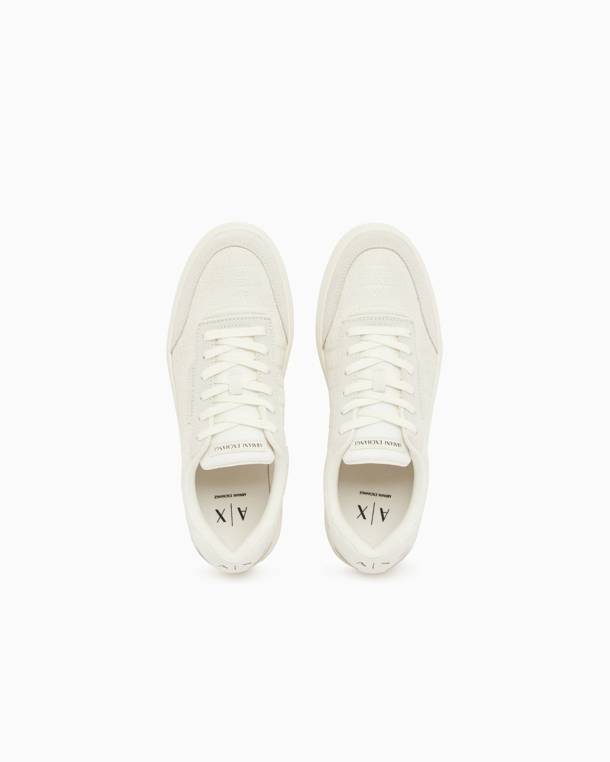 Urban leather sneakers with suede inserts