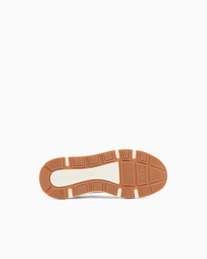 Urban Minimal Sneakers in Synthetic Leather and Mesh