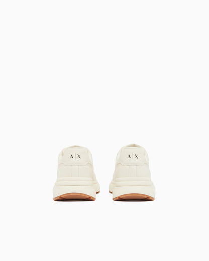 Urban Minimal Sneakers in Synthetic Leather and Mesh