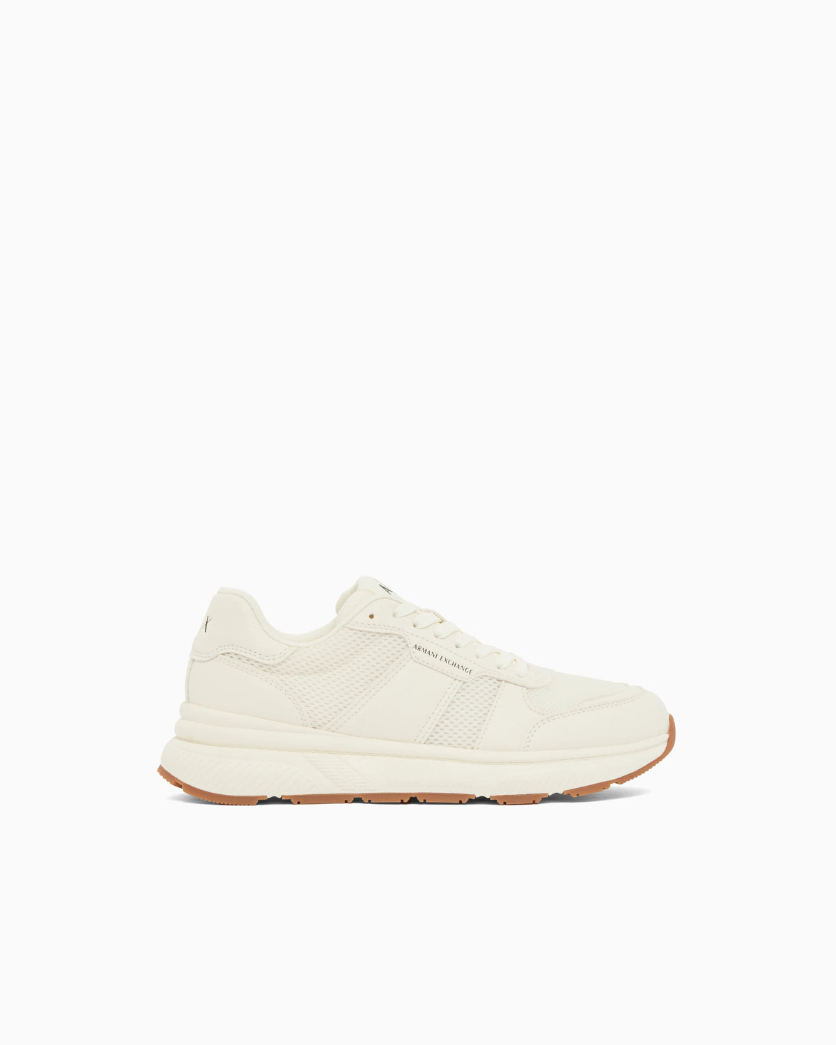 Urban Minimal Sneakers in Synthetic Leather and Mesh
