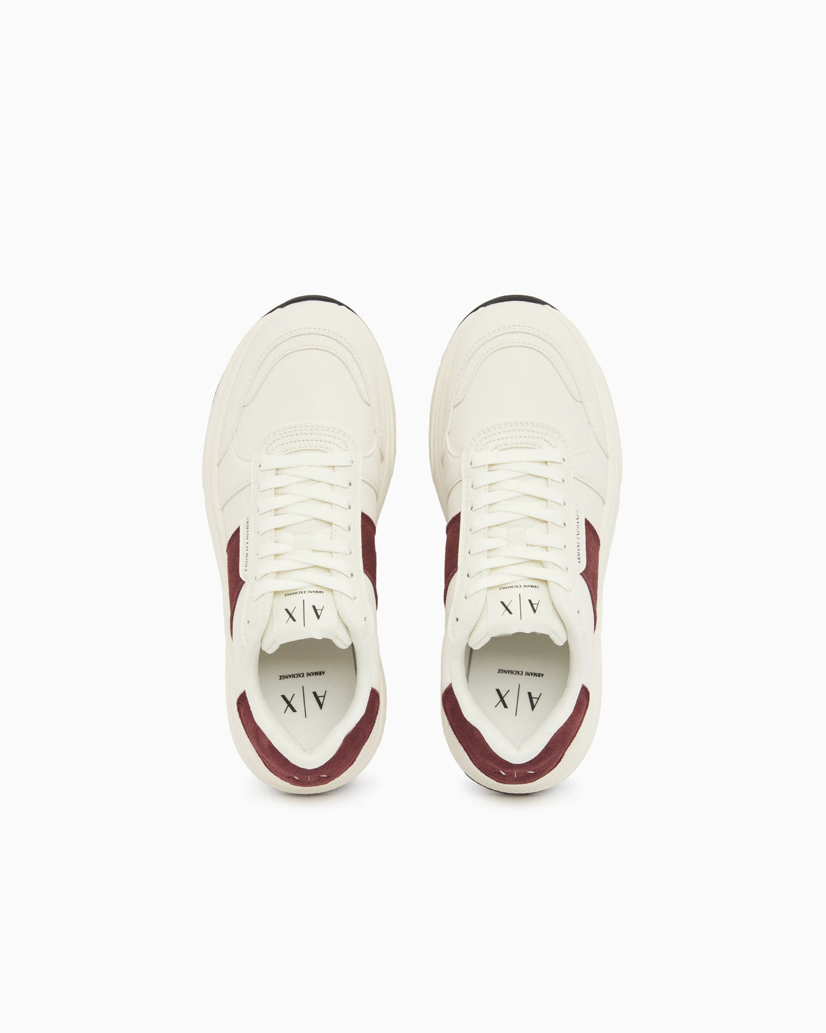 Sneakers in suede and mesh with rubber sole