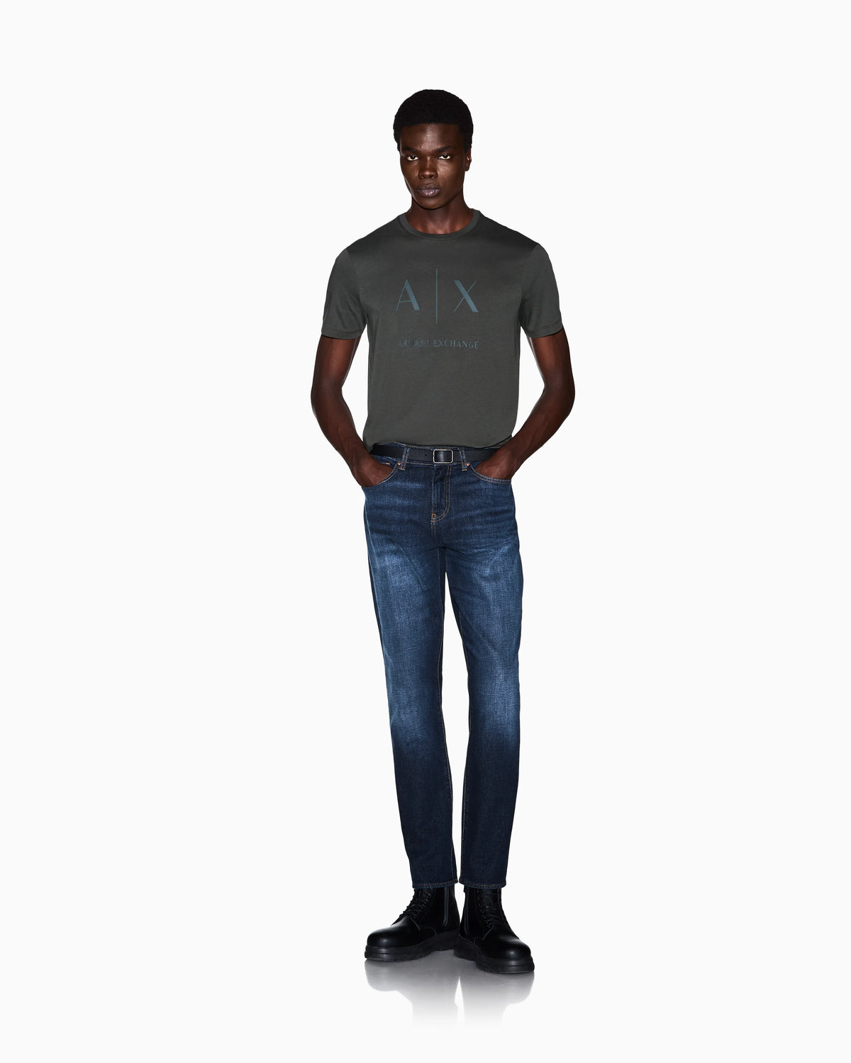 slim fit t-shirt Essential cotton jersey