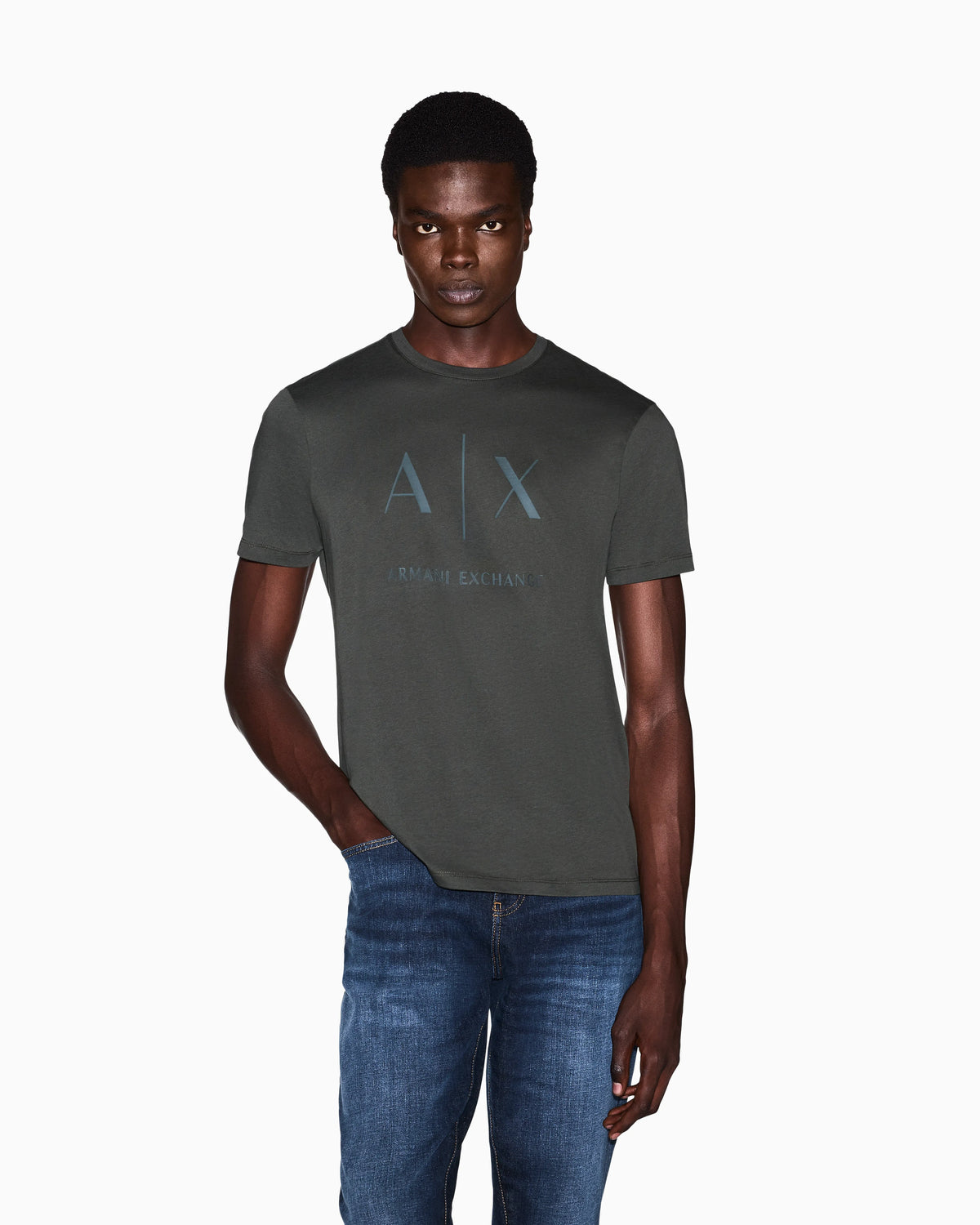 slim fit t-shirt Essential cotton jersey