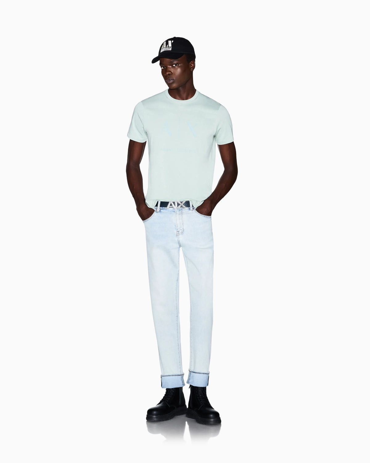 slim fit t-shirt Essential cotton jersey