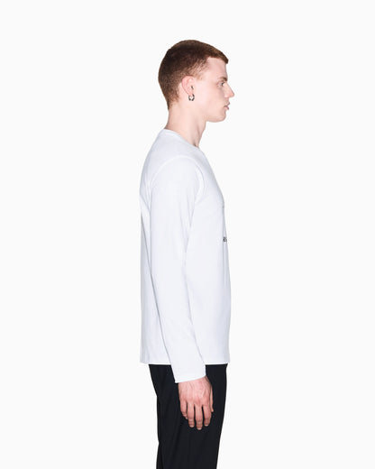 Slim-fit long-sleeve t-shirt in cotton with logo Essential