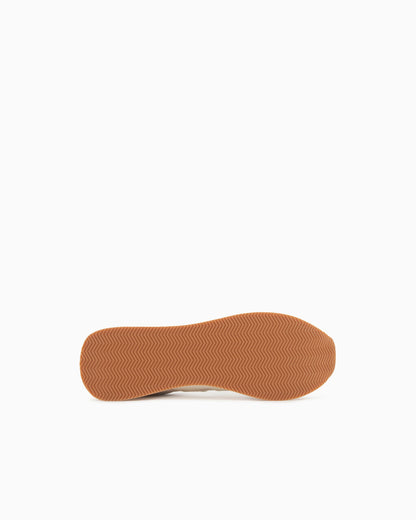 Sneakers with side logo band