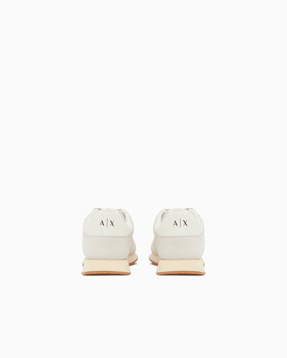 Sneakers with side logo band