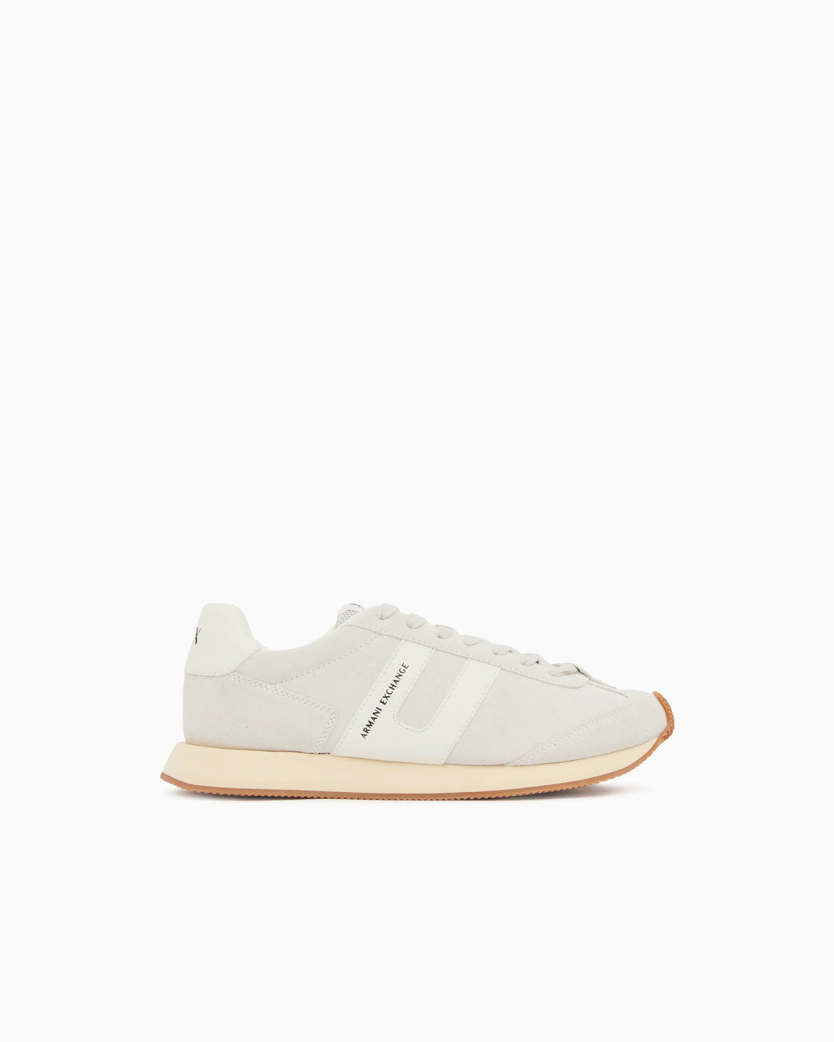 Sneakers with side logo band