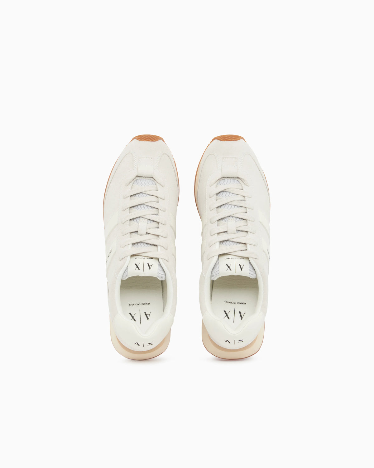 Sneakers with side logo band