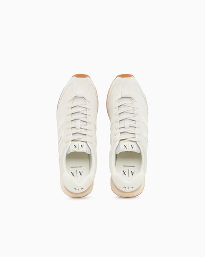 Sneakers with side logo band
