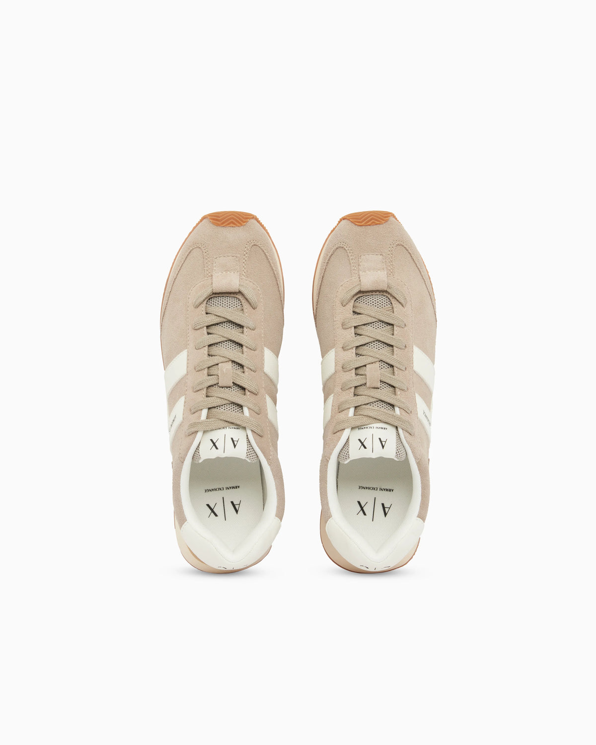 Sneakers with side logo band