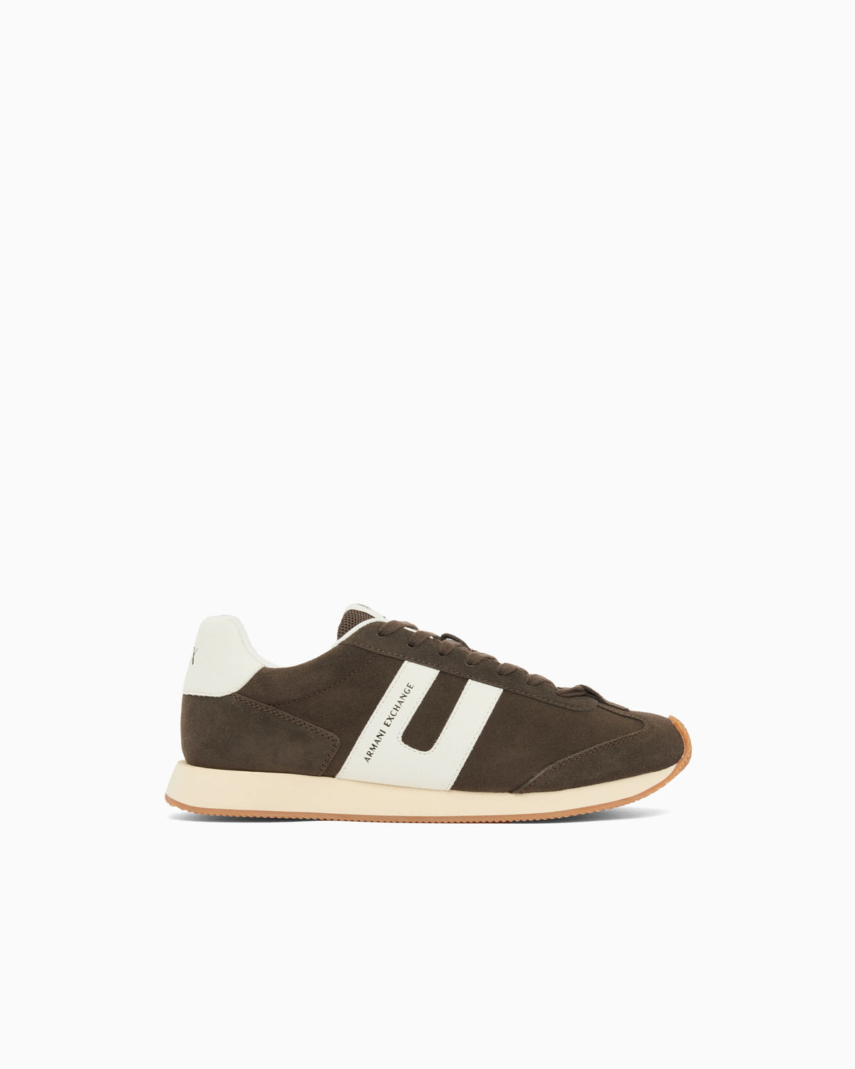 Sneakers with side logo band