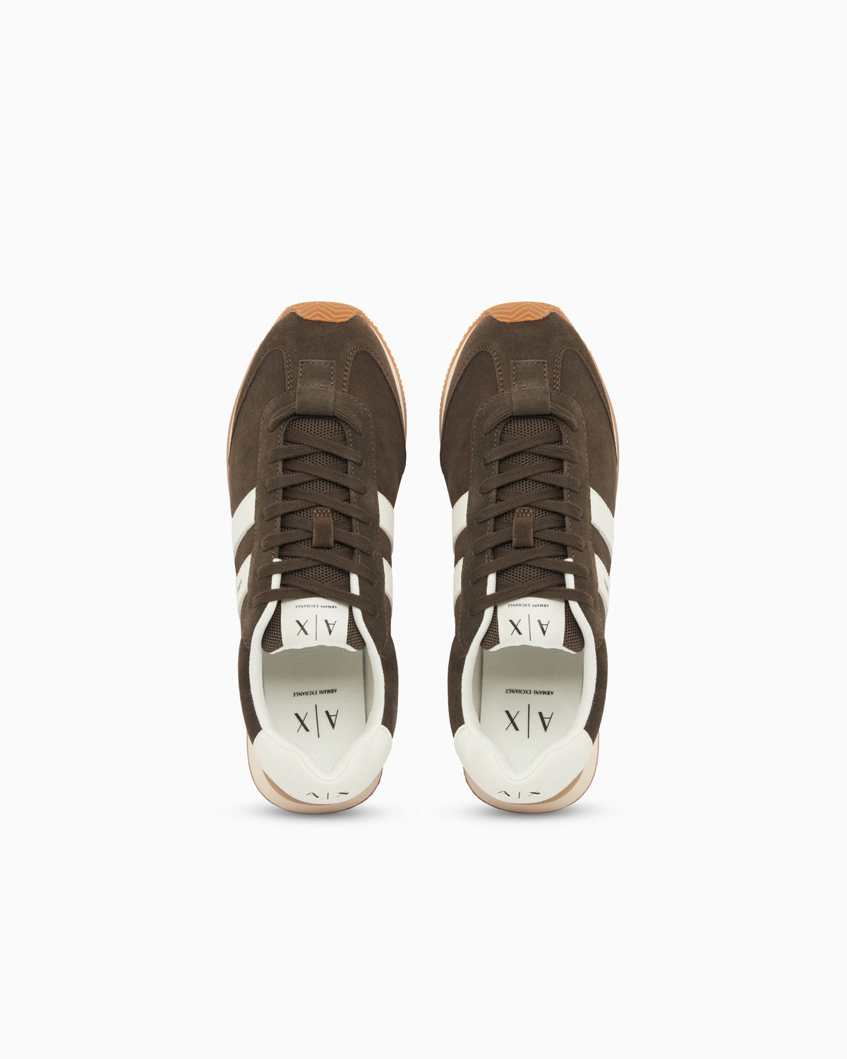 Sneakers with side logo band