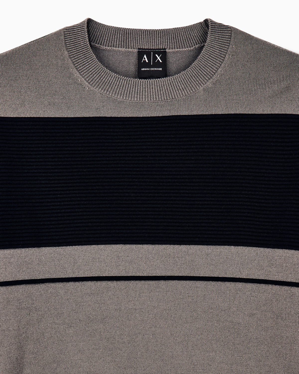 regular fit pullover in virgin wool and cotton blend