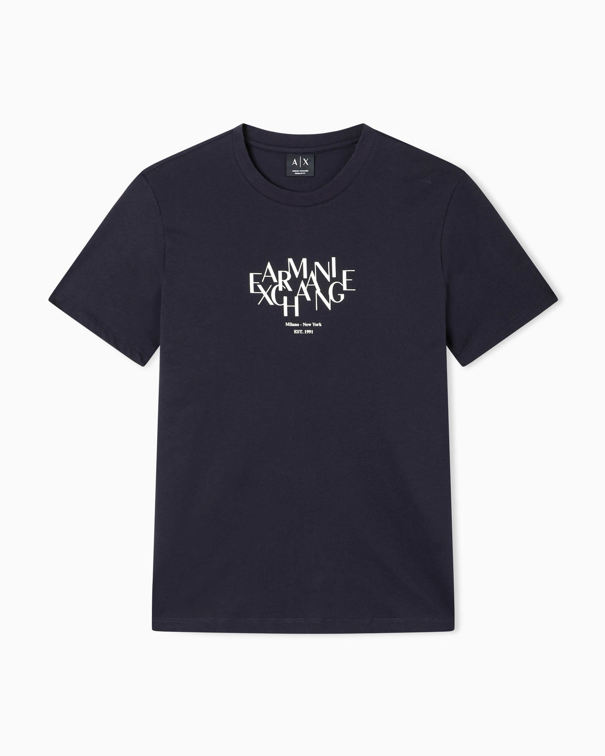Regular-fit T-shirt in solid-color cotton jersey