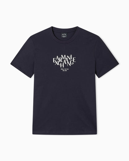 Regular-fit T-shirt in solid-color cotton jersey