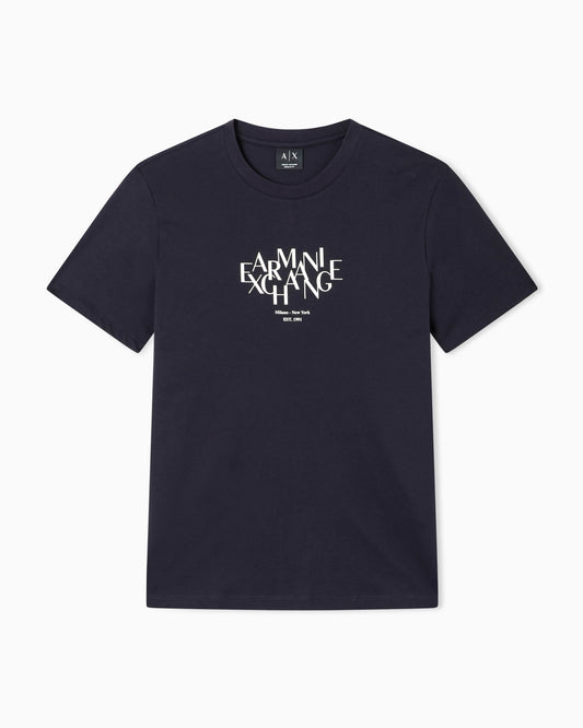 Regular-fit T-shirt in solid-color cotton jersey