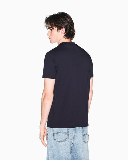 Regular-fit T-shirt in solid-color cotton jersey