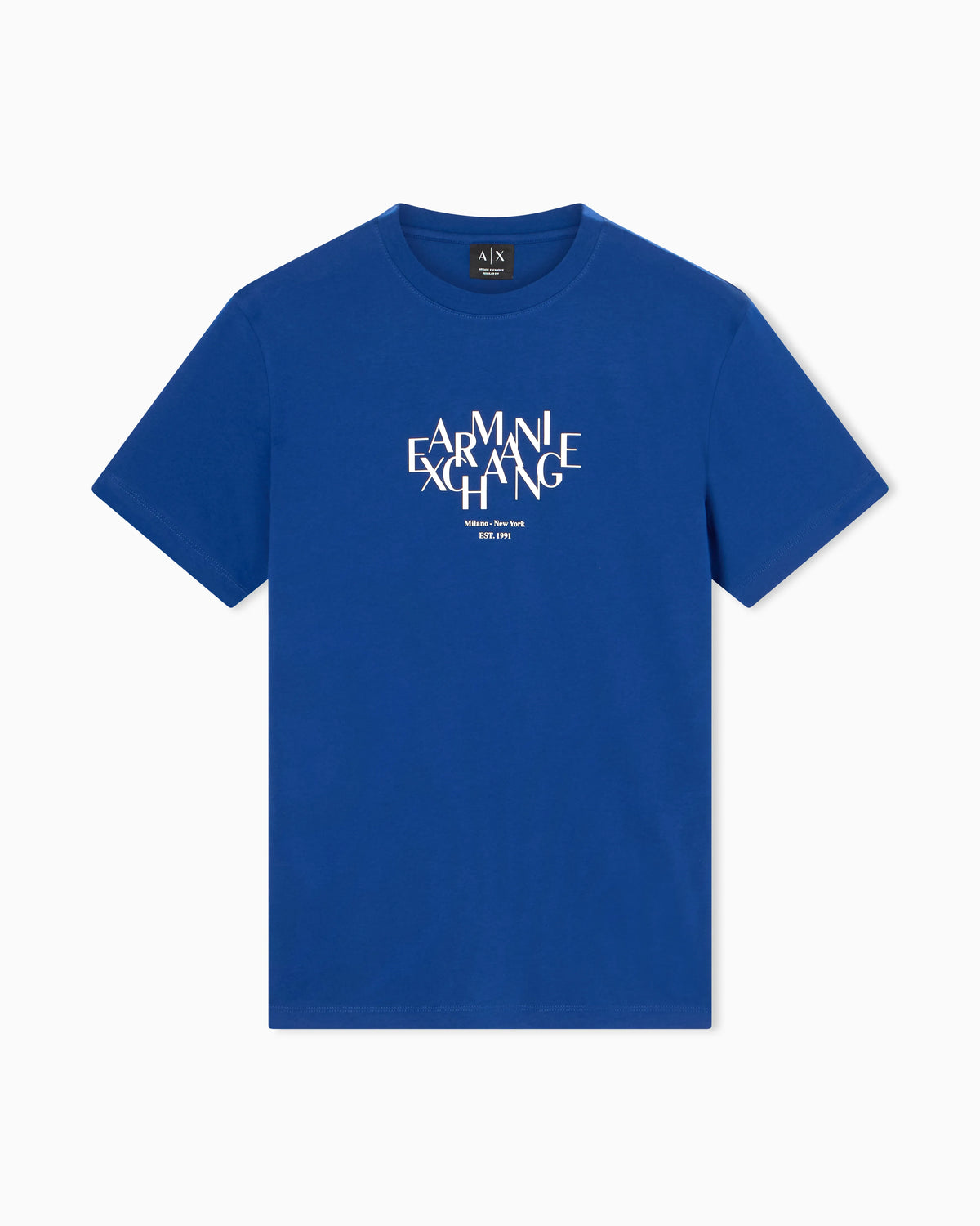 Regular-fit T-shirt in solid-color cotton jersey