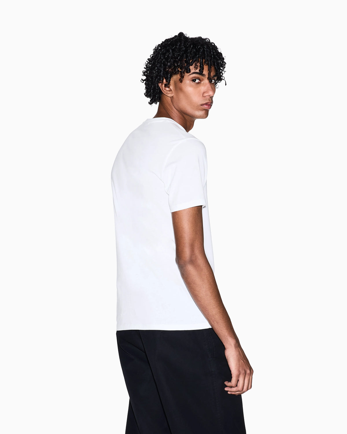 Slim Fit T-shirt in Basic Cotton Jersey
