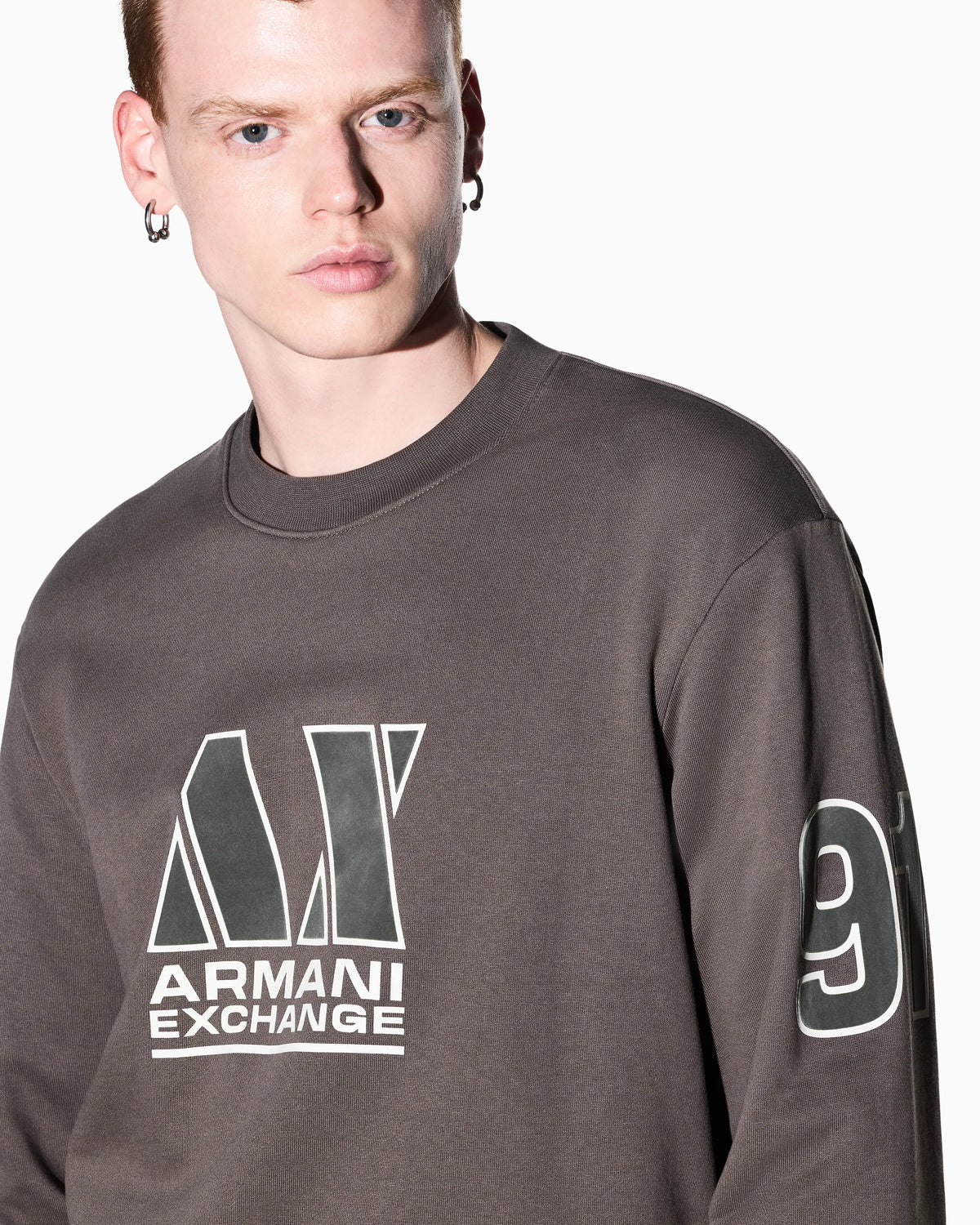 sweatshirt in cotton French terry