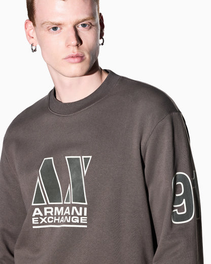 sweatshirt in cotton French terry