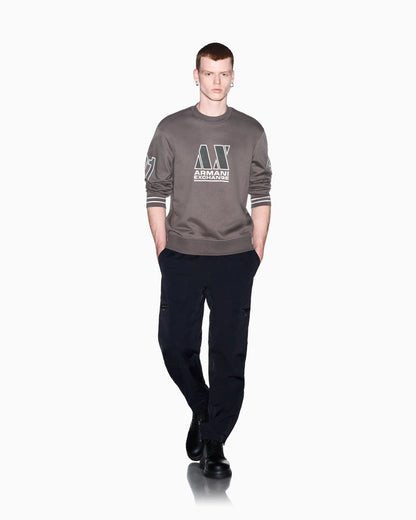 sweatshirt in cotton French terry
