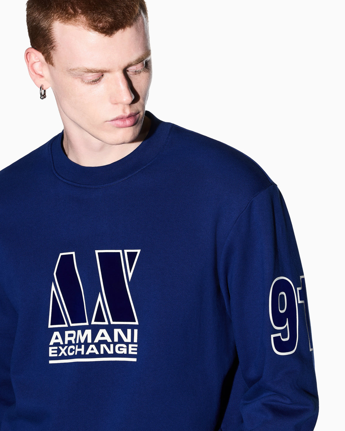 sweatshirt in cotton French terry