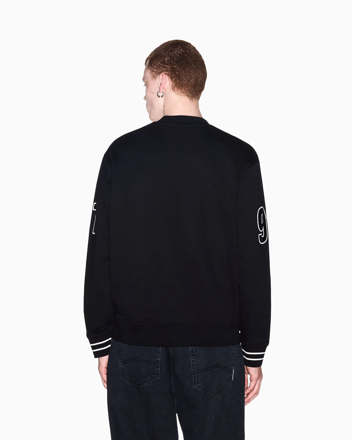 sweatshirt in cotton French terry