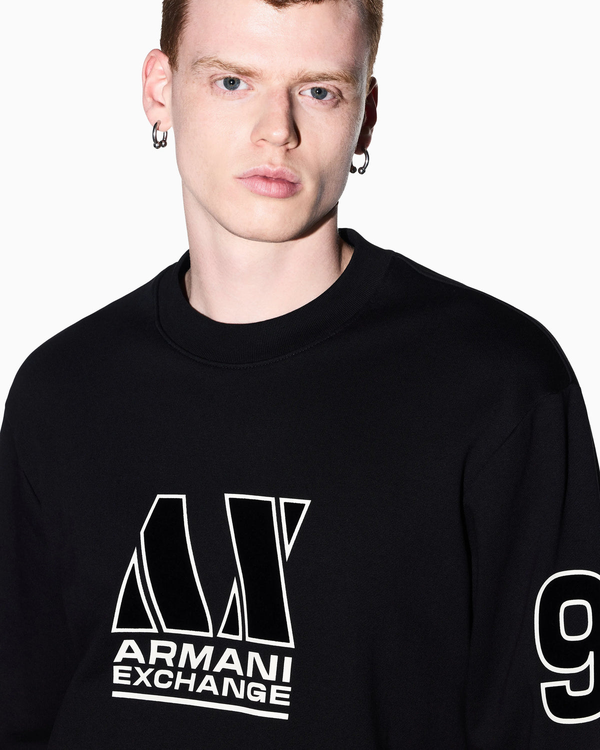 sweatshirt in cotton French terry