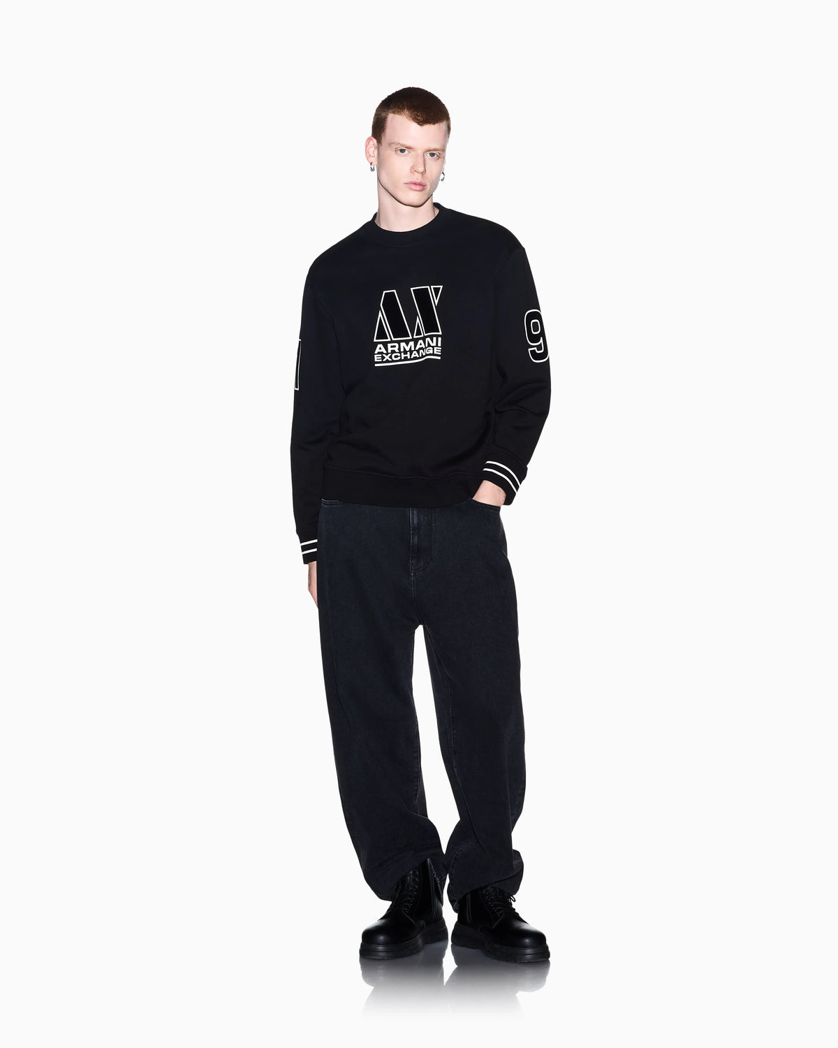 sweatshirt in cotton French terry