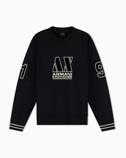sweatshirt in cotton French terry