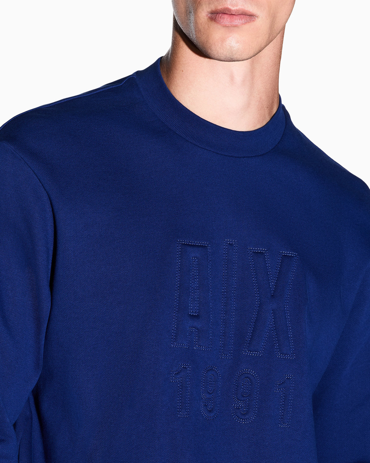 sweatshirt in cotton French terry