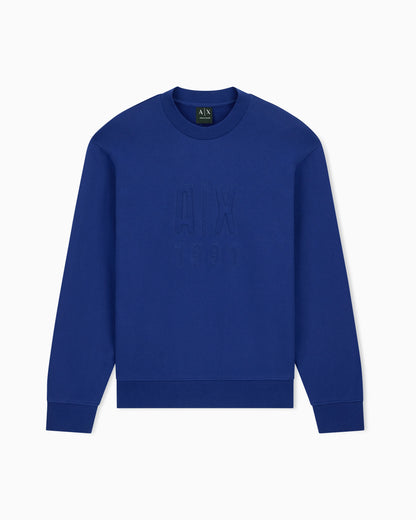 sweatshirt in cotton French terry