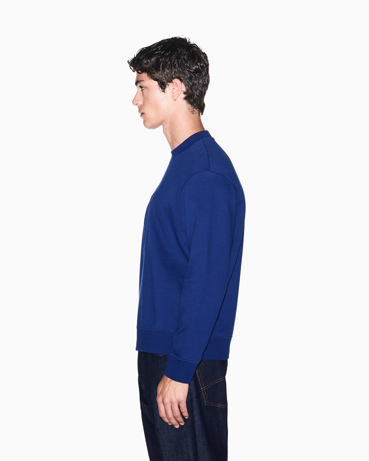 sweatshirt in cotton French terry