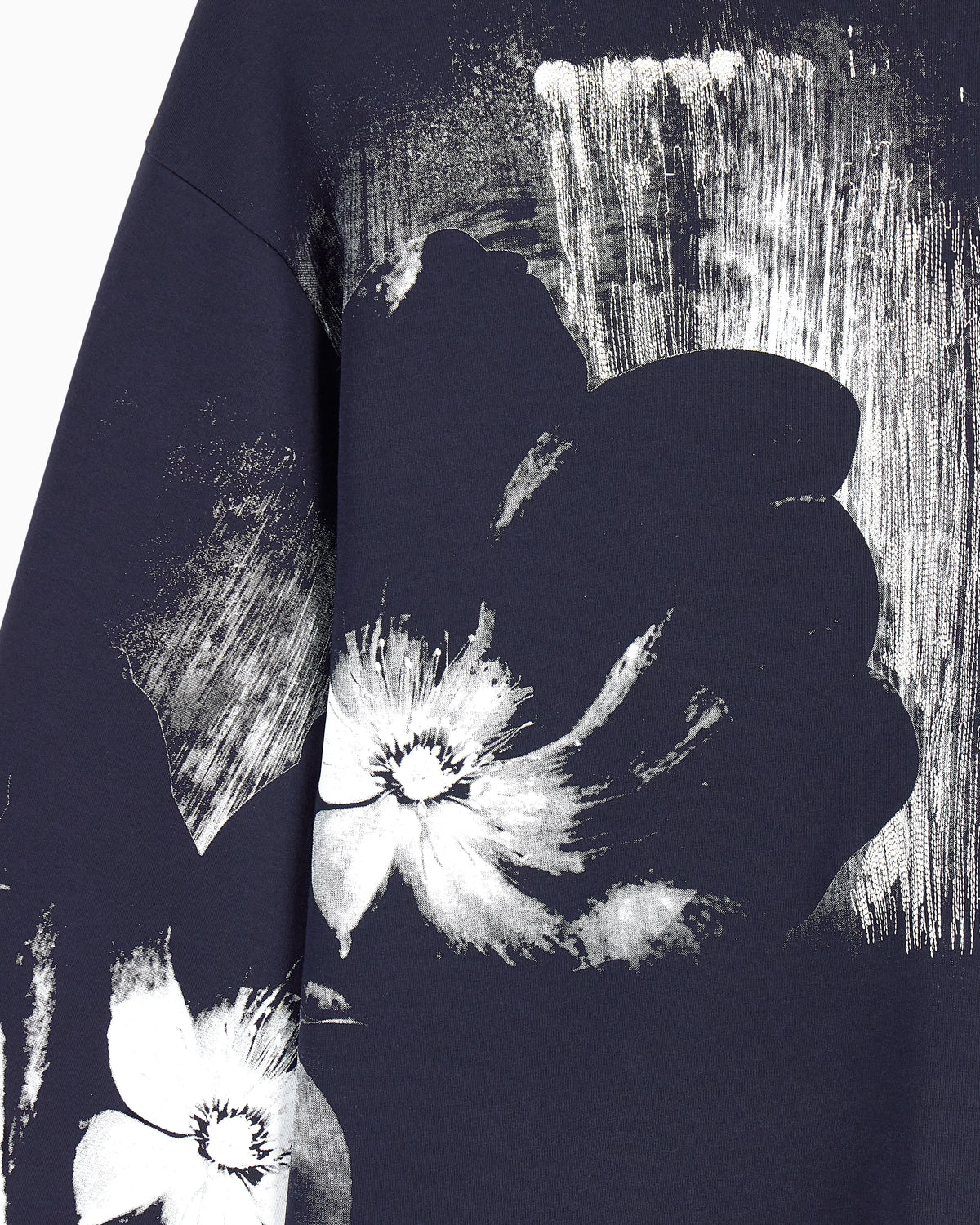 sweatshirt in bonded stretch cotton