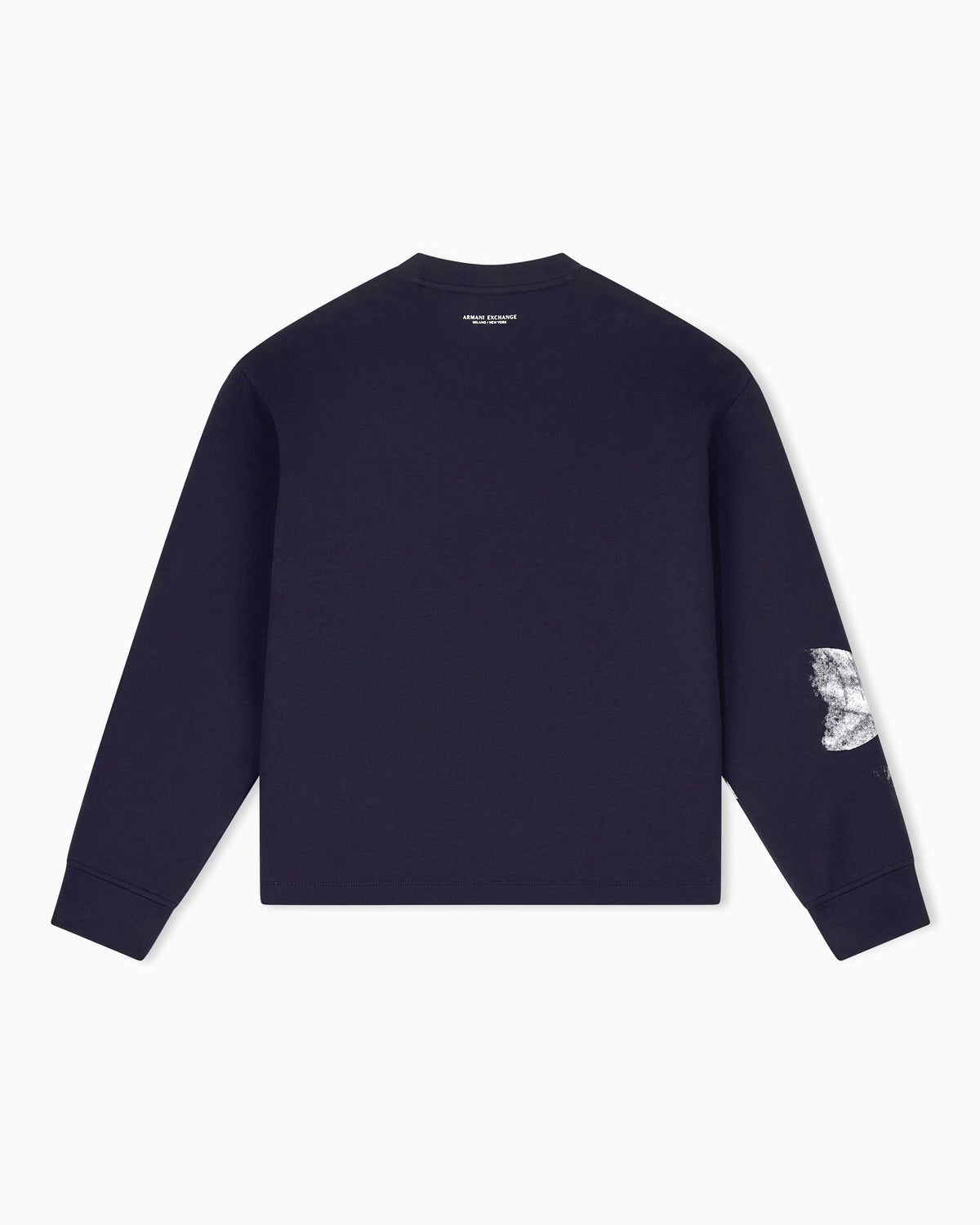 sweatshirt in bonded stretch cotton