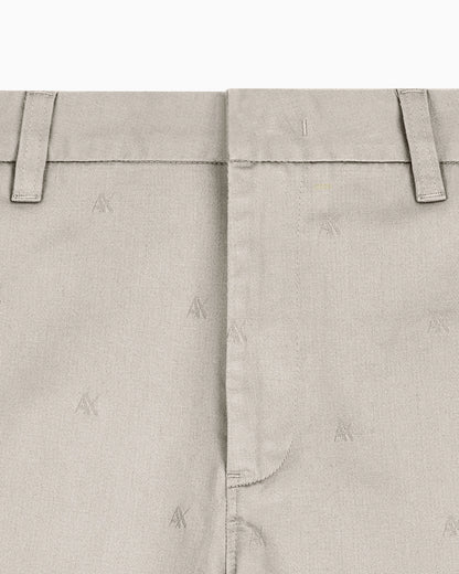 Textured Cotton Jacquard Bermuda Shorts