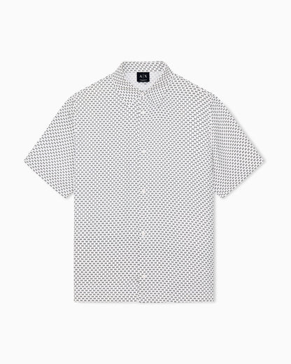 oversized fit shirt in eco-viscose twill