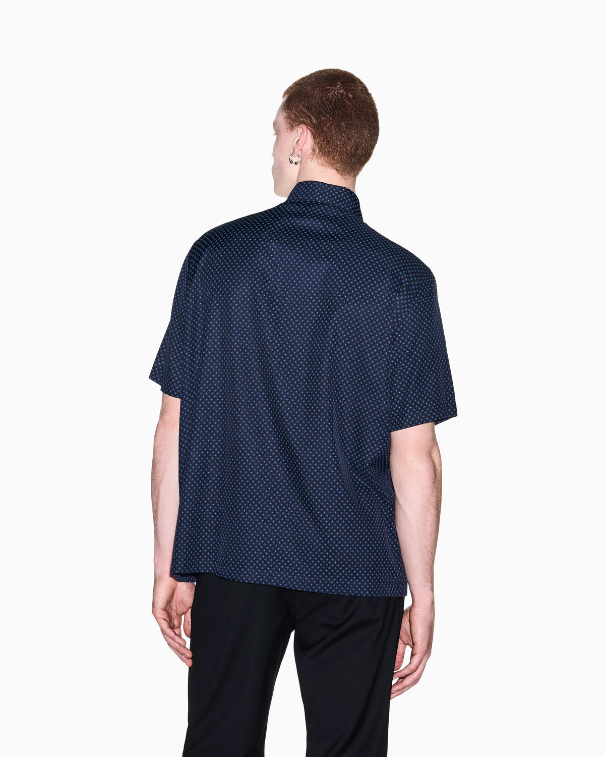oversized fit shirt in eco-viscose twill